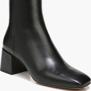 Woman's Black Block Heel Booties